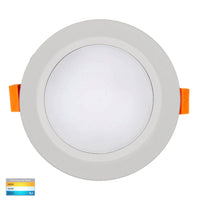 Thumbnail for Polly 8W Dimmable CCT Matt White Round Recessed Downlight