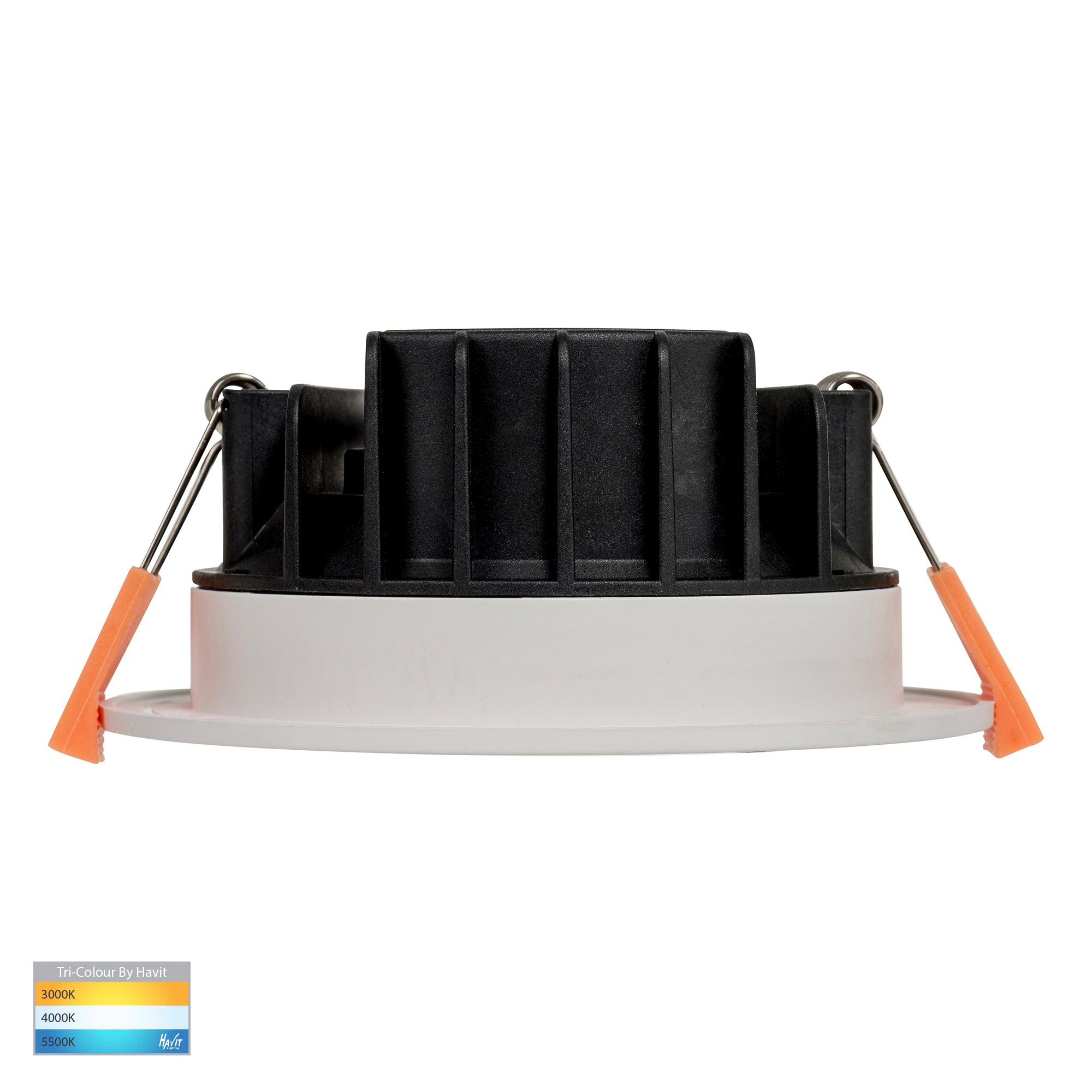 HV5522T-WHT | HV5522T-WHT-24V - Polly Polycarbonate White Fixed LED Downlight