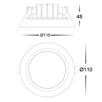 Thumbnail for HV5522T-WHT Dimensions