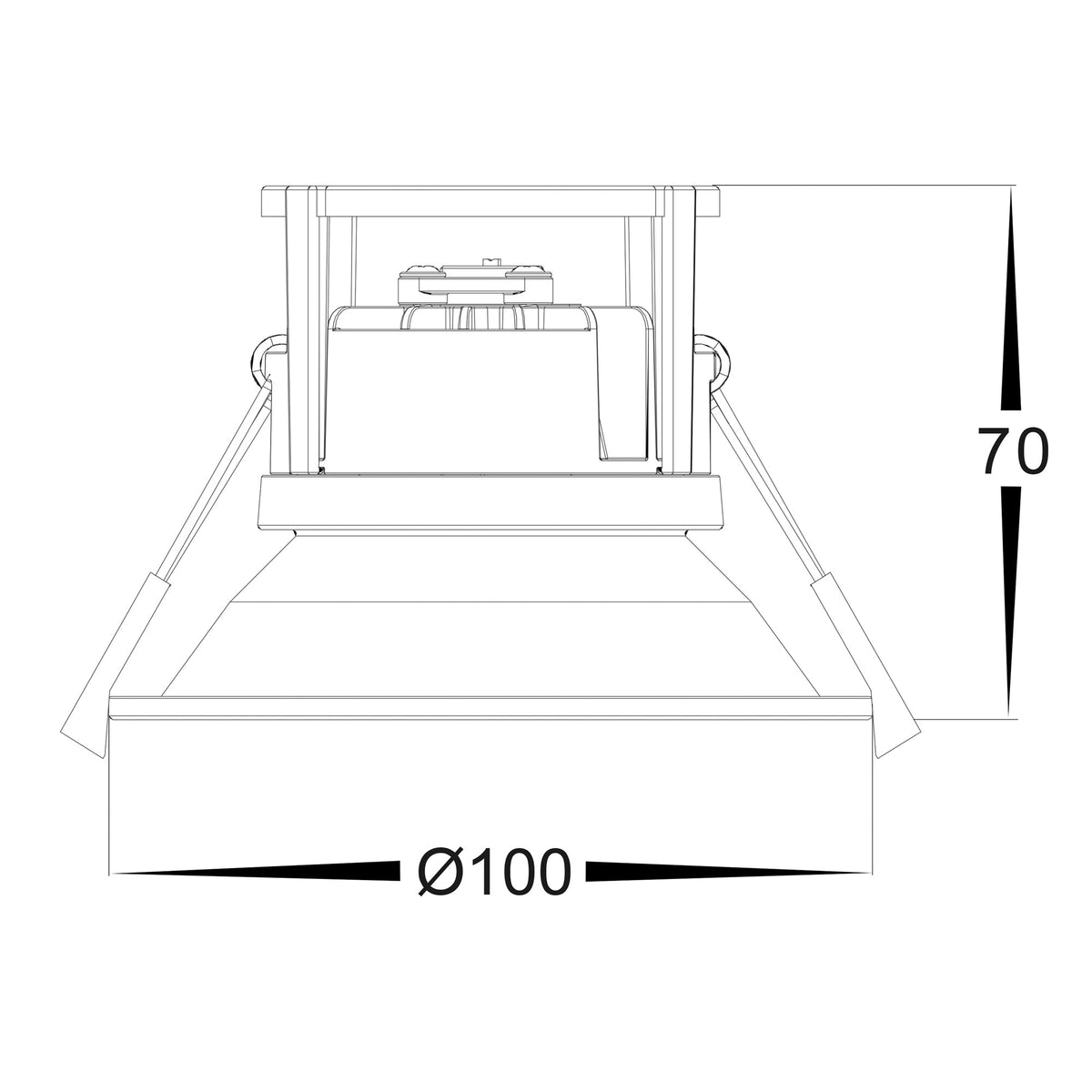 HV5528-IC4CAP - IC4 Cap To Suit HV5528 Downlight Models