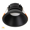 HV5528D2W-BB - Gleam Black with Black Insert Fixed Dim to Warm LED Downlight