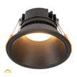 HV5528D2W-BB - Gleam Black with Black Insert Fixed Dim to Warm LED Downlight