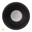 HV5528D2W-BB - Gleam Black with Black Insert Fixed Dim to Warm LED Downlight