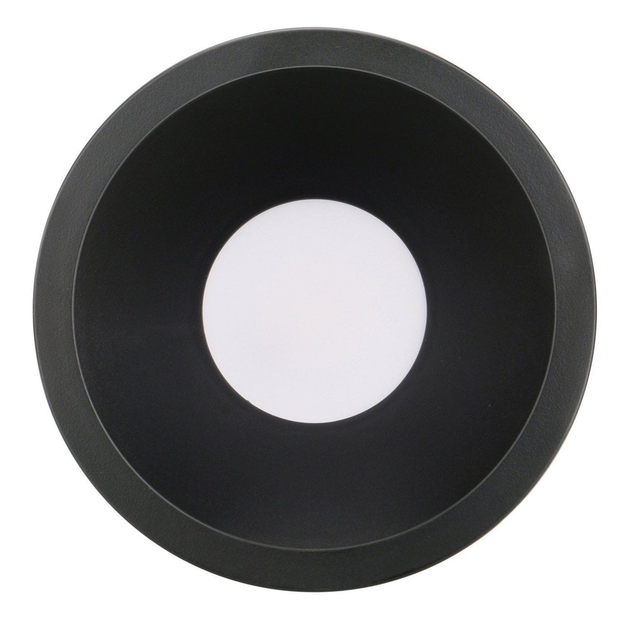 Gleam 9W Dimmable to Warm Light Matt Black Recessed Downlight