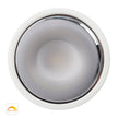 HV5528D2W-WC - Gleam White with Chrome Insert Fixed Dim to Warm LED Downlight