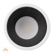 HV5529D2W-WB - Gleam White with Black Insert Fixed Dim to Warm LED Downlight