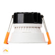 HV5529D2W-WB - Gleam White with Black Insert Fixed Dim to Warm LED Downlight
