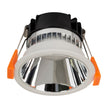 HV5529D2W-WC - Gleam White with Chrome Insert Fixed Dim to Warm LED Downlight