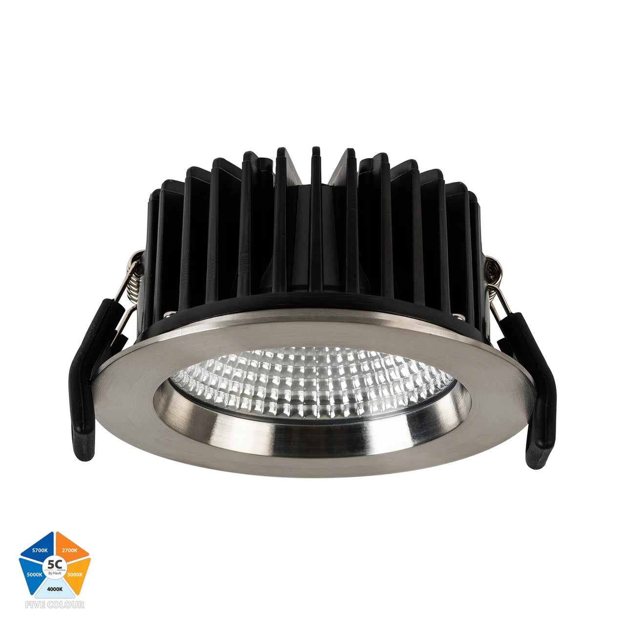 Ora 12W Dimmable 316 Stainless Steel Fixed Five Colour LED Downlight