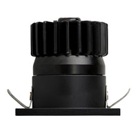 Thumbnail for Niche 3W Matt Black Square Mini Recessed Downlight in Cool White