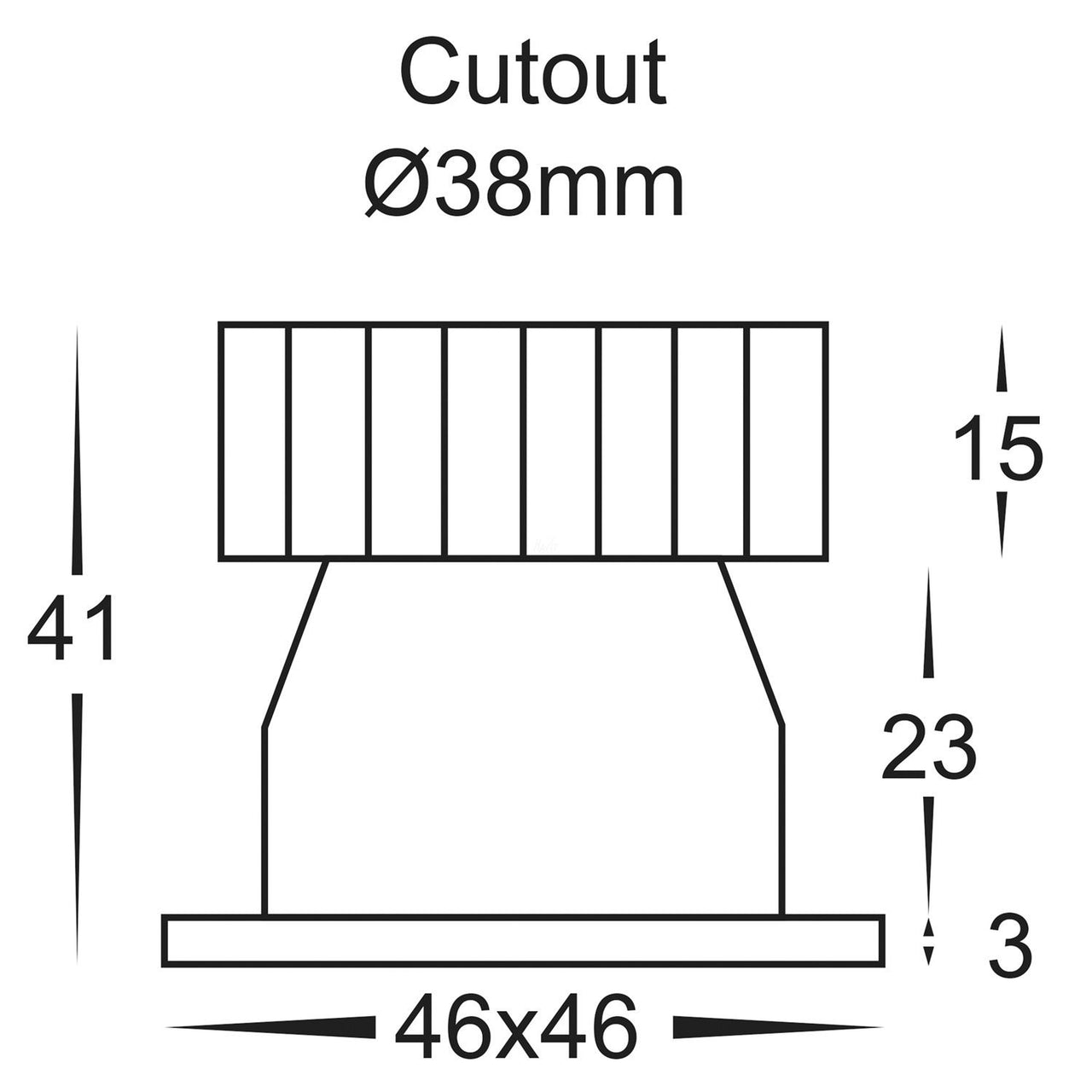 HV5701 Dimensions