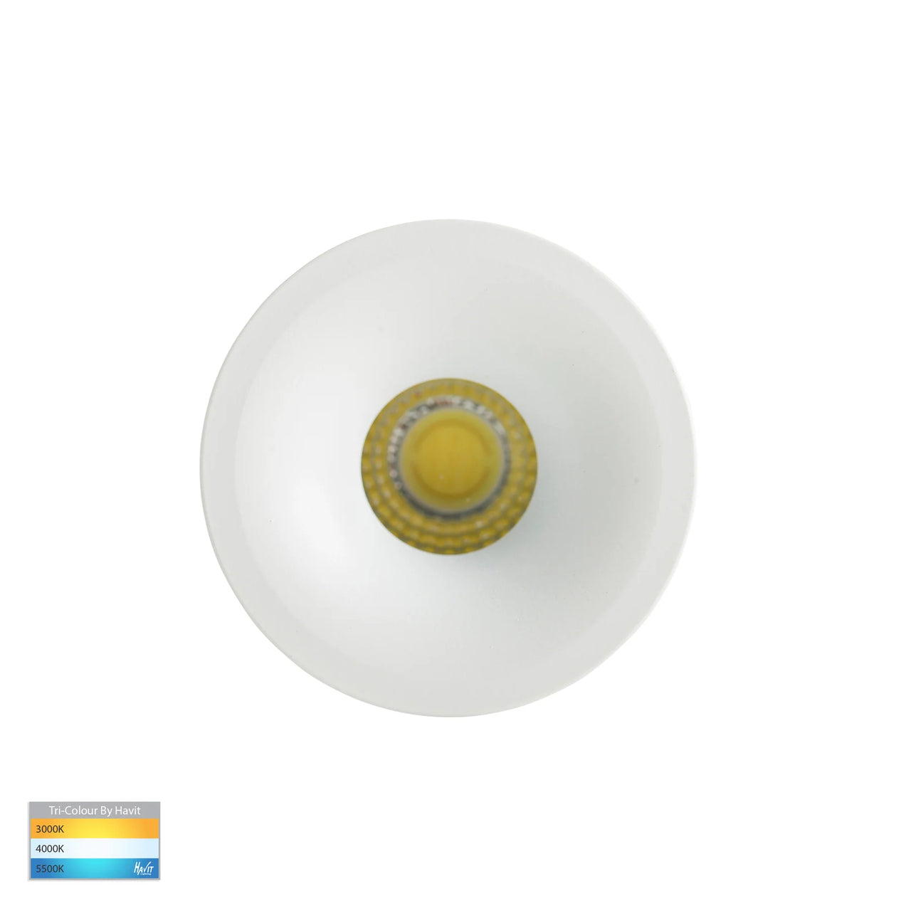 Niche 3W Tri-Colour Matt White Round Mini Recessed Downlight