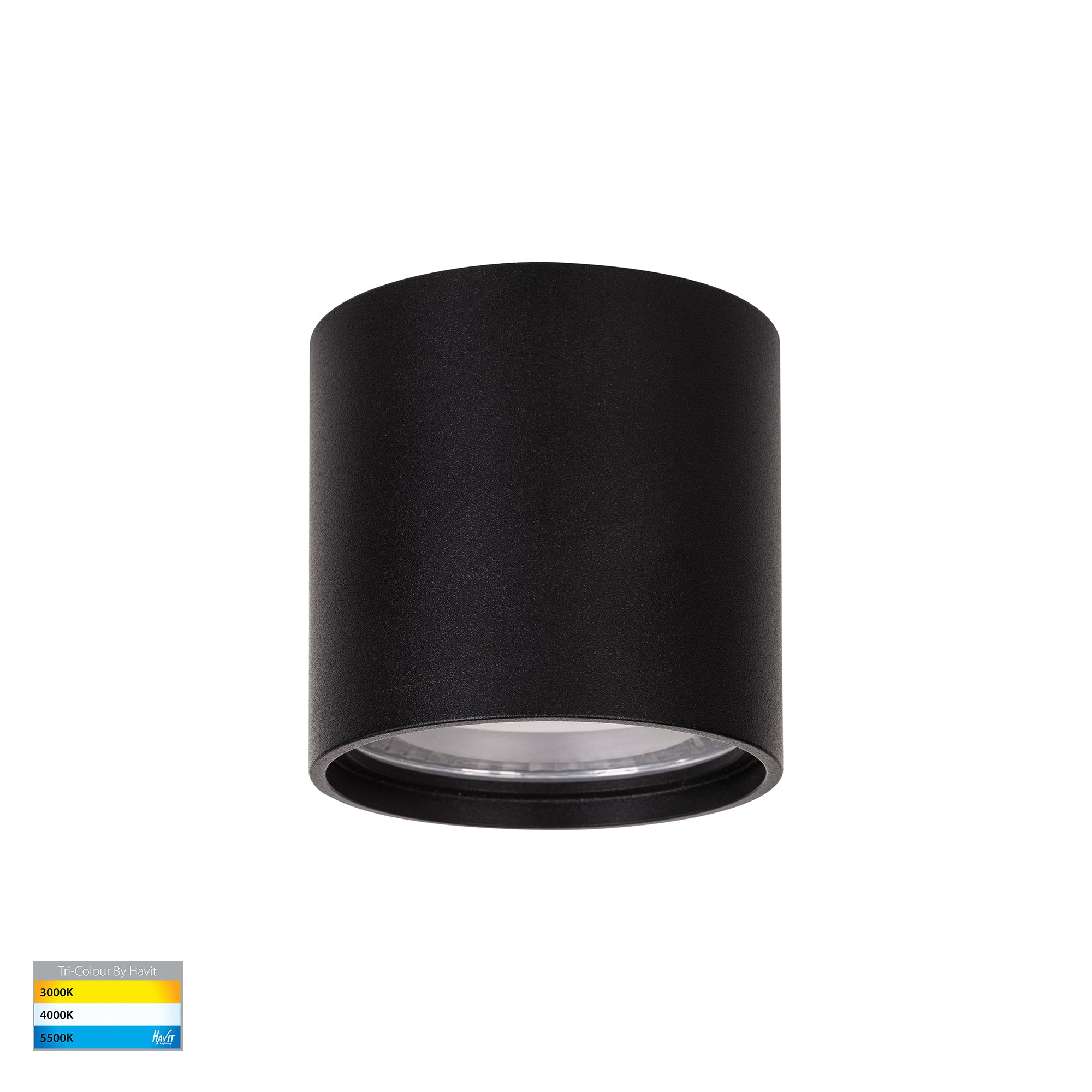 HV5802T-BLK | HV5802T-BLK-12V - Nella Black 7w Surface Mounted LED Downlight