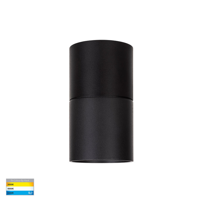 HV5802T-BLK-EXT | HV5802T-BLK-EXT-12V - Nella Black 7w Surface Mounted LED Downlight with Extension