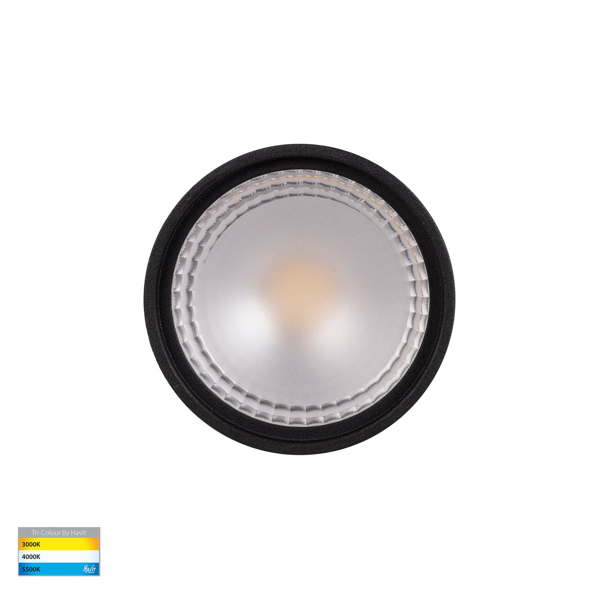 HV5802T-BLK-EXT | HV5802T-BLK-EXT-12V - Nella Black 7w Surface Mounted LED Downlight with Extension