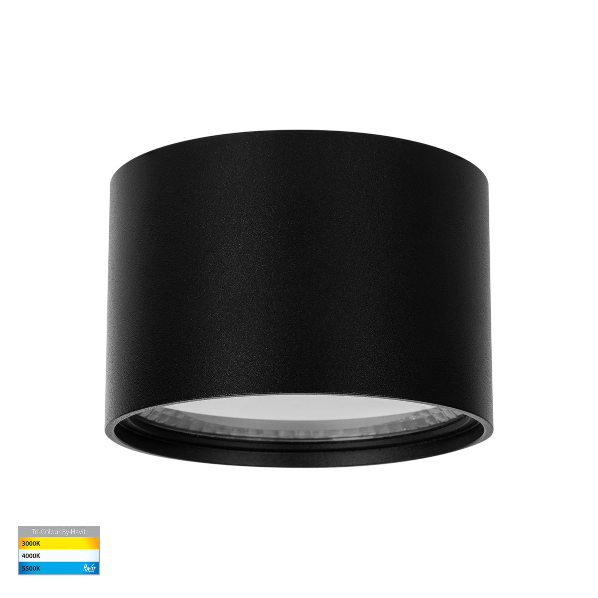 HV5803T-BLK | HV5803T-BLK-12V - Nella Black 12w Surface Mounted LED Downlight