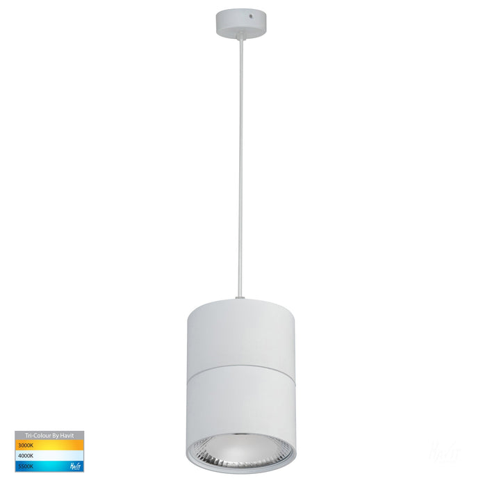 HV5803T-WHT-P - Nella White 12w LED Pendant