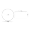 HV5805T-WHT | HV5805T-WHT-12V - Nella White 18w Surface Mounted LED Downlight
