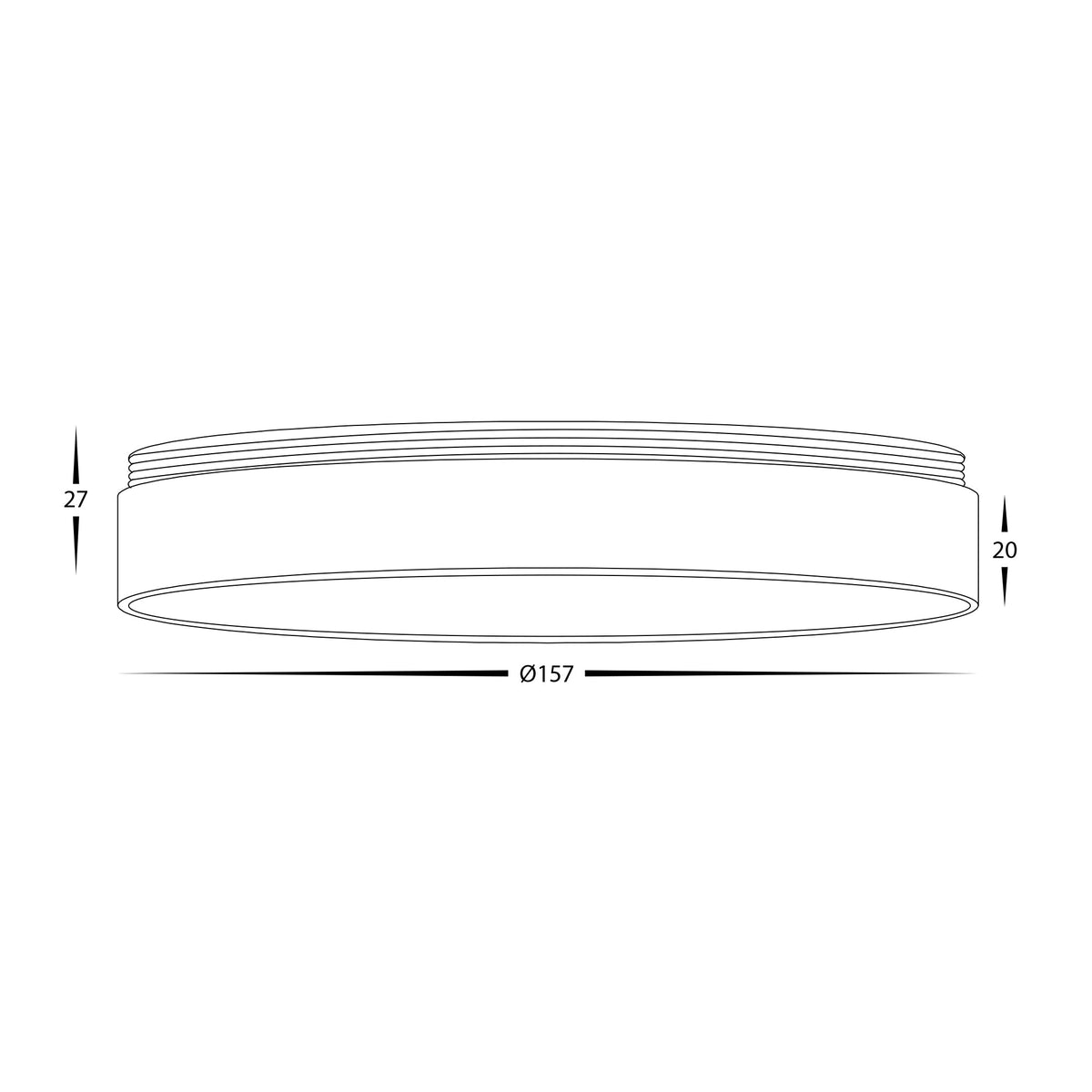 HV58102-GR - Gold Ring to Suit HV5805 Surface Mount Downlights
