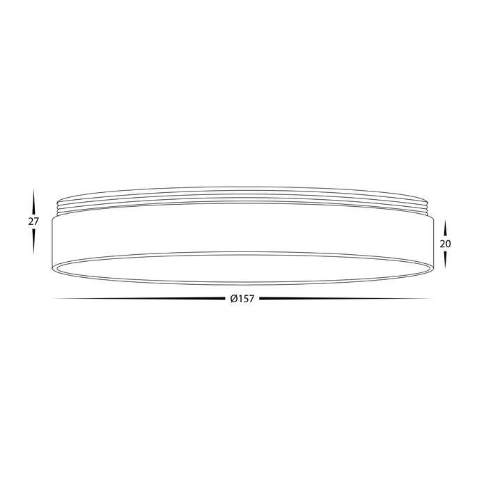 HV58102-GR - Gold Ring to Suit HV5805 Surface Mount Downlights