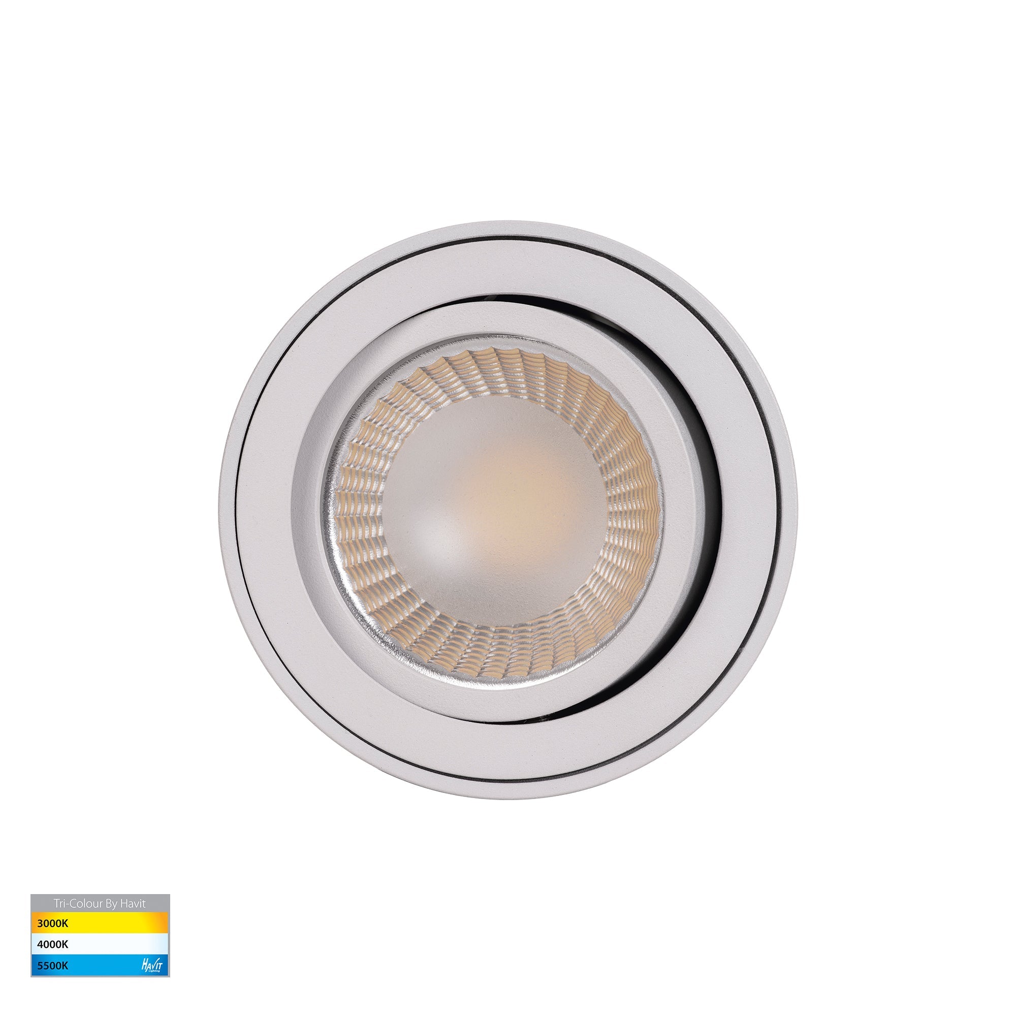 HV5812T-WHT |  HV5812T-WHT-12V - Nella 7w LED White Adjustable Surface Mounted Downlight