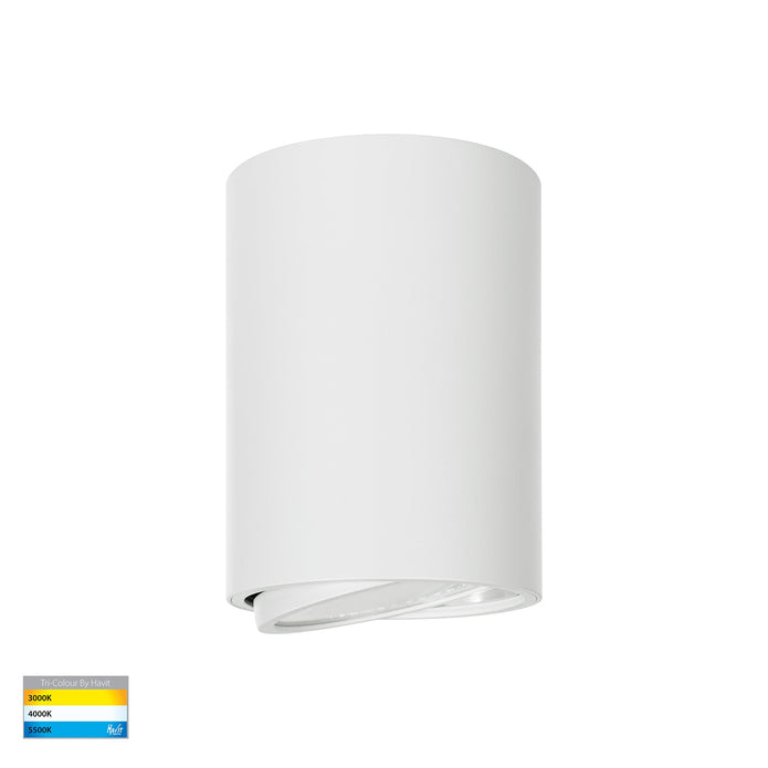 HV5813T-WHT | HV5813T-WHT-12V - Nella 12w LED White Adjustable Surface Mounted Downlight