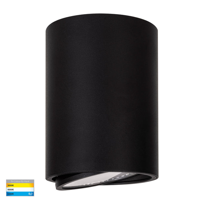 HV5815T-BLK | HV5815T-BLK-12V - NELLA 18w LED Black Adjustable Surface Mounted Downlight