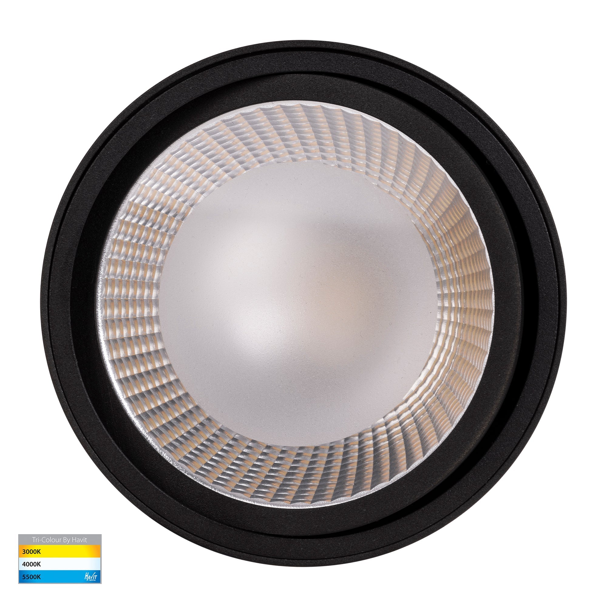 HV5815T-BLK | HV5815T-BLK-12V - NELLA 18w LED Black Adjustable Surface Mounted Downlight