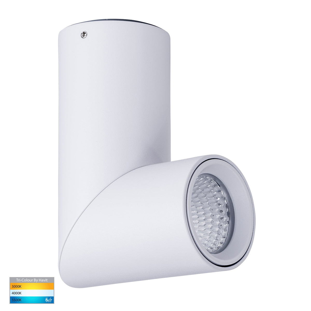 HV5822T-WHT | HV5822T-WHT-12V - Nella White 7w Surface Mounted Rotatable LED Downlight