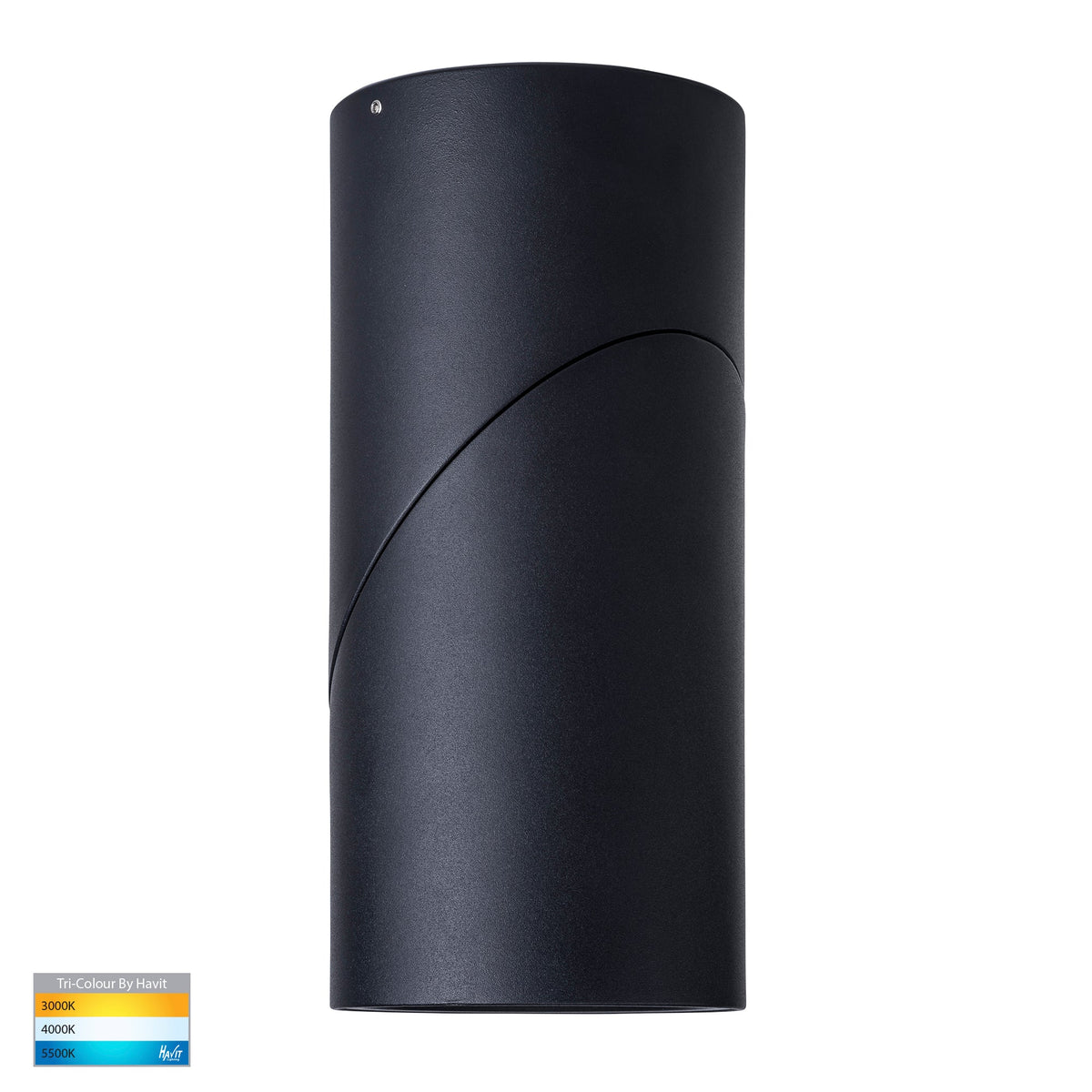 HV5825T-BLK | HV5825T-BLK-12V - Nella Black 24w Surface Mounted Rotatable LED Downlight