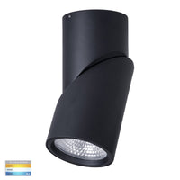 Thumbnail for Nella 24W Dimmable CCT Matt Black Surface Mount Rotatable Downlight