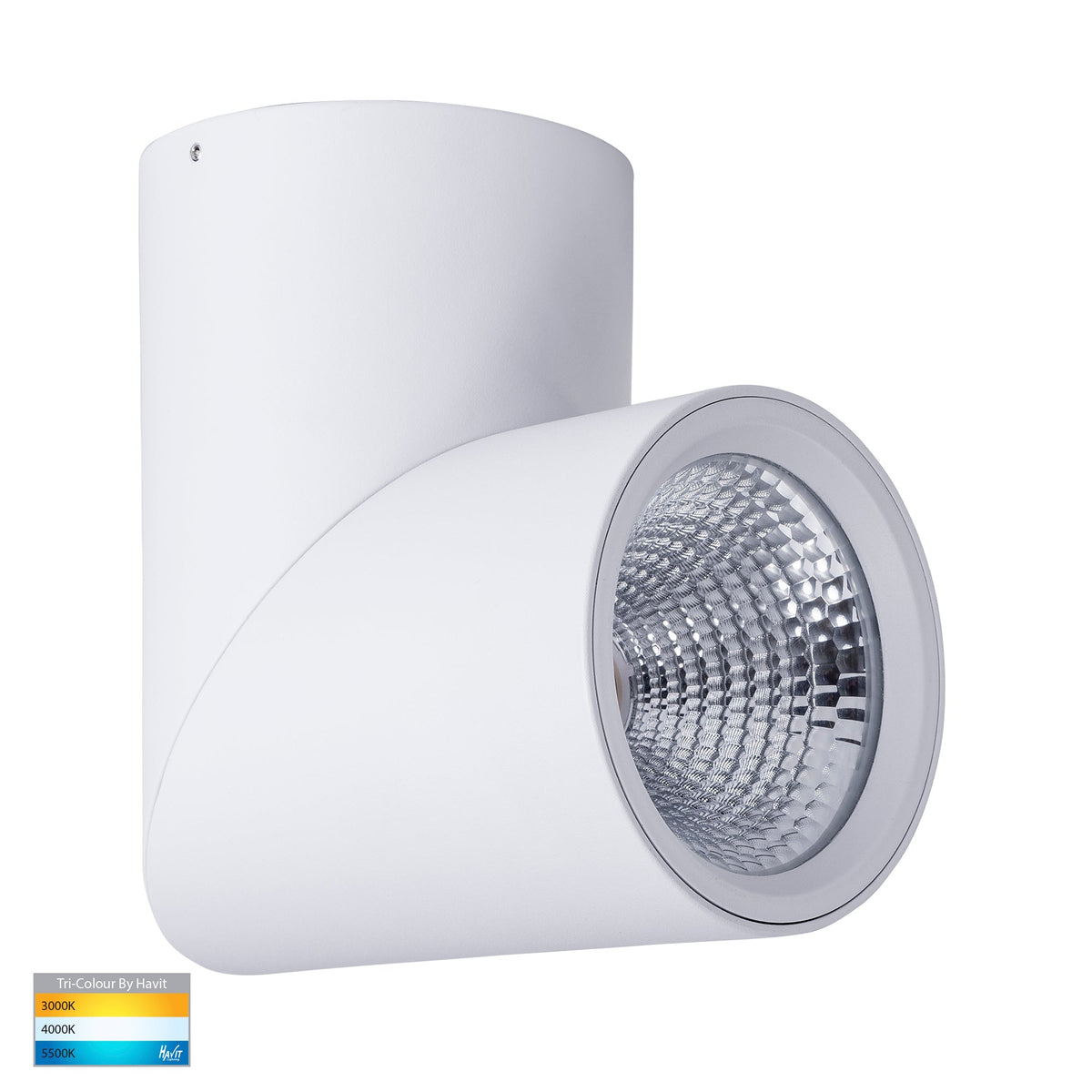 HV5825T-WHT | HV5825T-WHT-12V - Nella White 24w Surface Mounted Rotatable LED Downlight