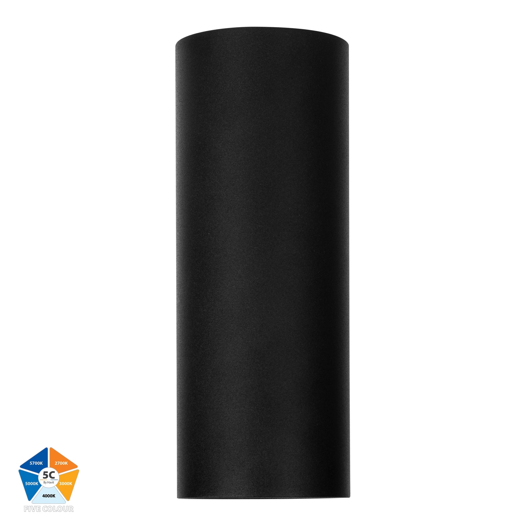 HV5841S-BLK-EXT | HV5841S-BLK-EXT-12V - Nella Black 7w Surface Mounted LED Downlight