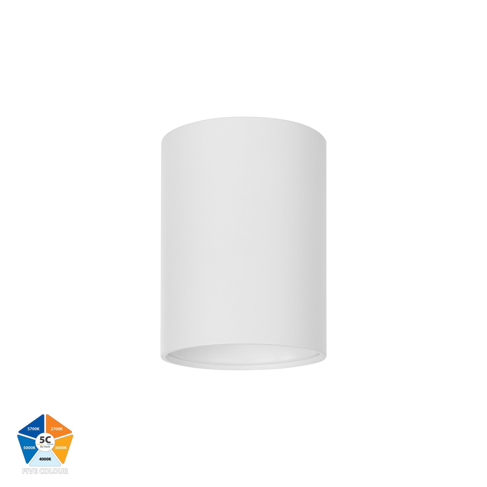 HV5841S-WHT | HV5841S-WHT-12V  - Nella White 7w Surface Mounted LED Downlight