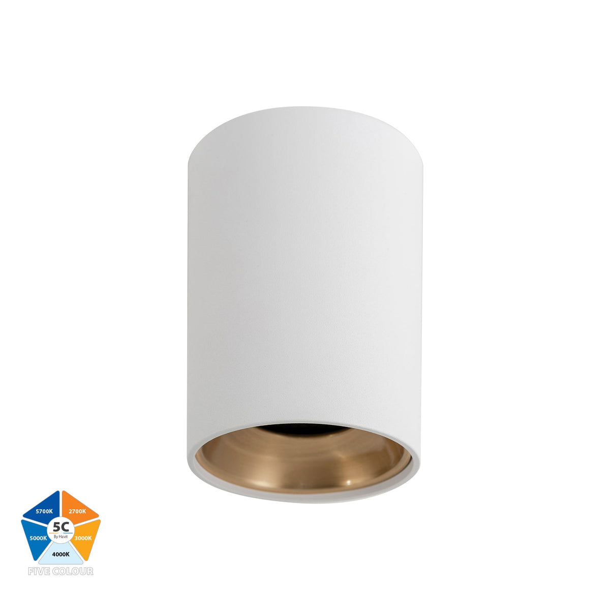 HV5841-GR - Gold Inner Ring to Suit HV5841 7w Surface Mounted LED Downlight