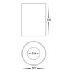 HV5841S-WHT | HV5841S-WHT-12V  - Nella White 7w Surface Mounted LED Downlight