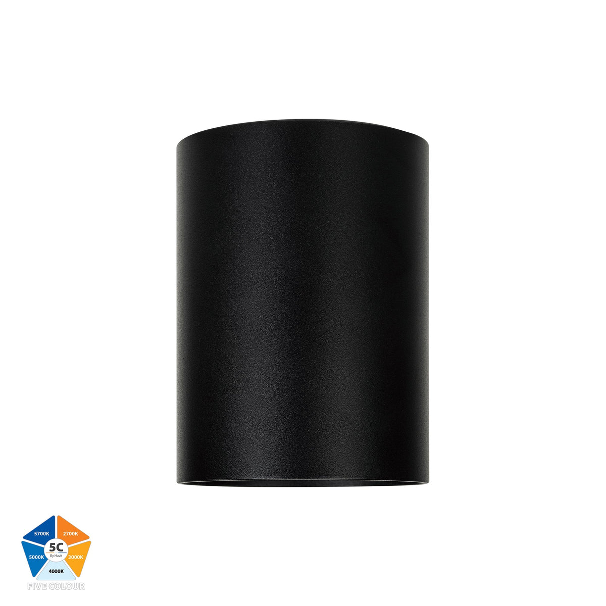 HV5842S-BLK | HV5842S-BLK-12V - Nella Black 12w Surface Mounted LED Downlight