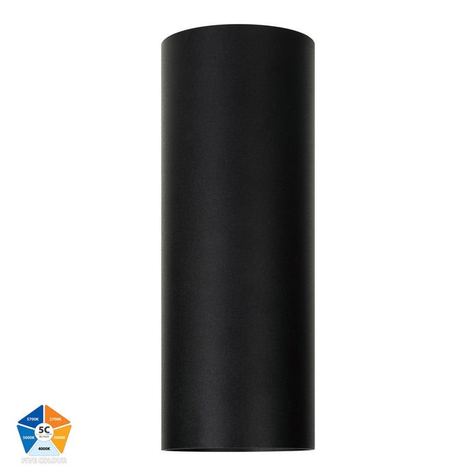 HV5842S-BLK-EXT | HV5842S-BLK-EXT-12V - Nella Black 12w Surface Mounted LED Downlight