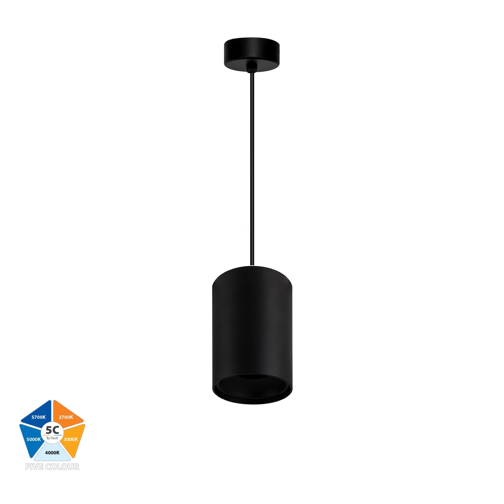 HV5842-BLK-PDT - 3 Metre Pendant Accessory