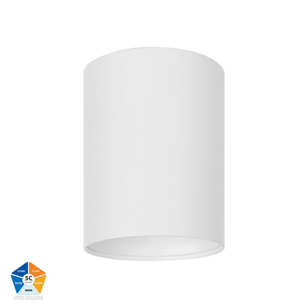 HV5843S-WHT |  HV5843S-WHT-12V - Nella White 18w Surface Mounted LED Downlight