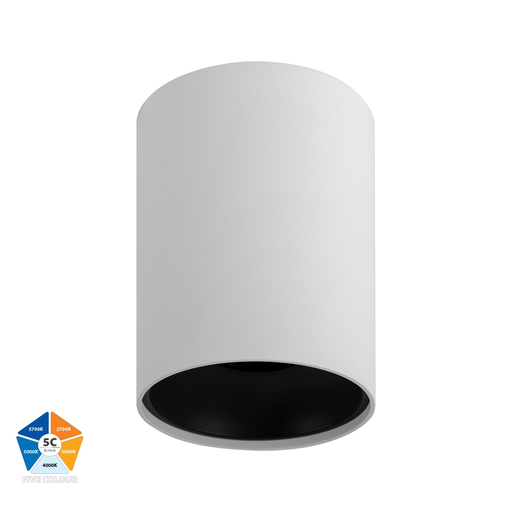 HV5843-BR - Black Inner Ring to Suit HV5843 18w Surface Mounted LED Downlight