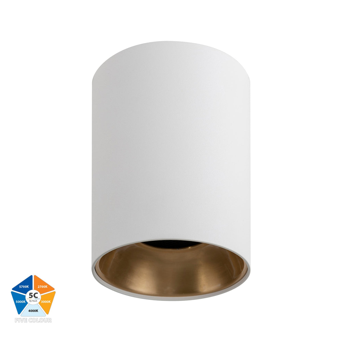 HV5843-GR - Gold Inner Ring to Suit HV5843 18w Surface Mounted LED Downlight