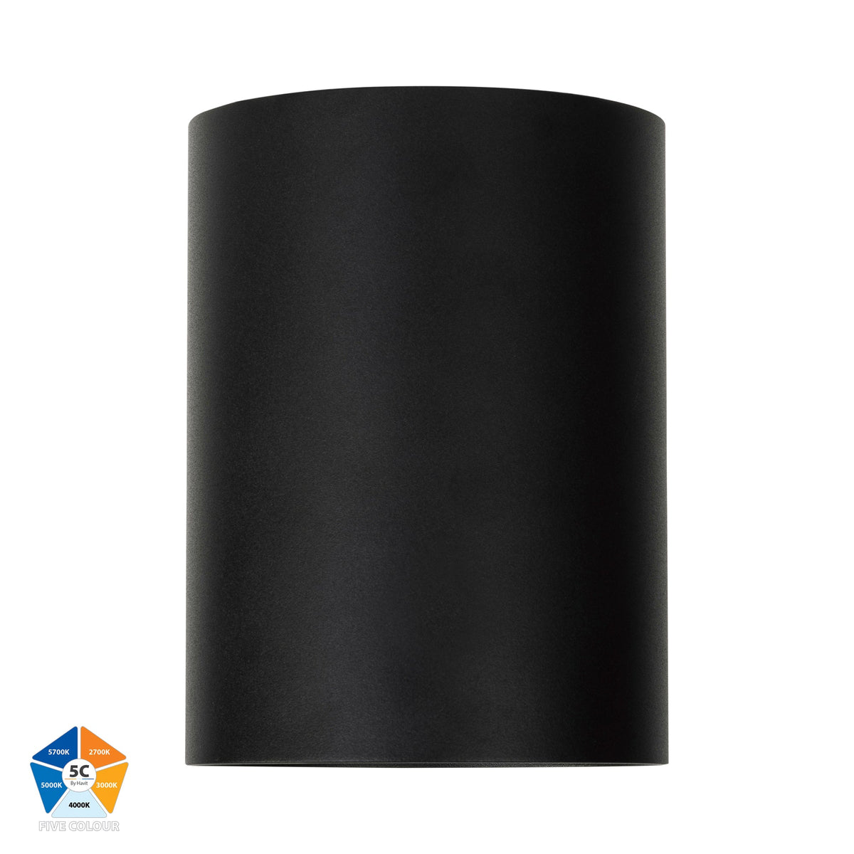 HV5844S-BLK | HV5844S-BLK-12V - Nella Black 24w Surface Mounted LED Downlight