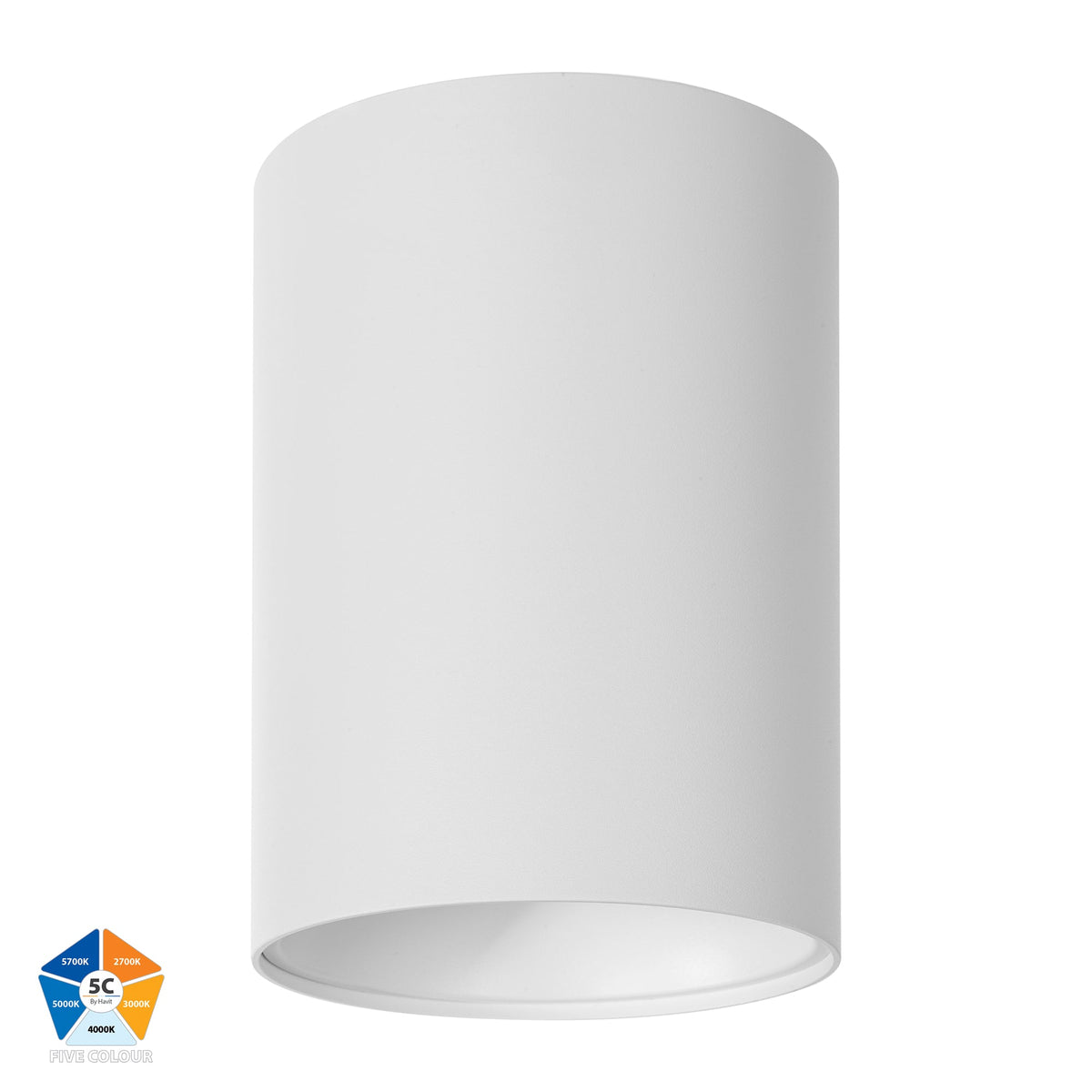 HV5844S-WHT | HV5844S-WHT-12V - Nella White 24w Surface Mounted LED Downlight