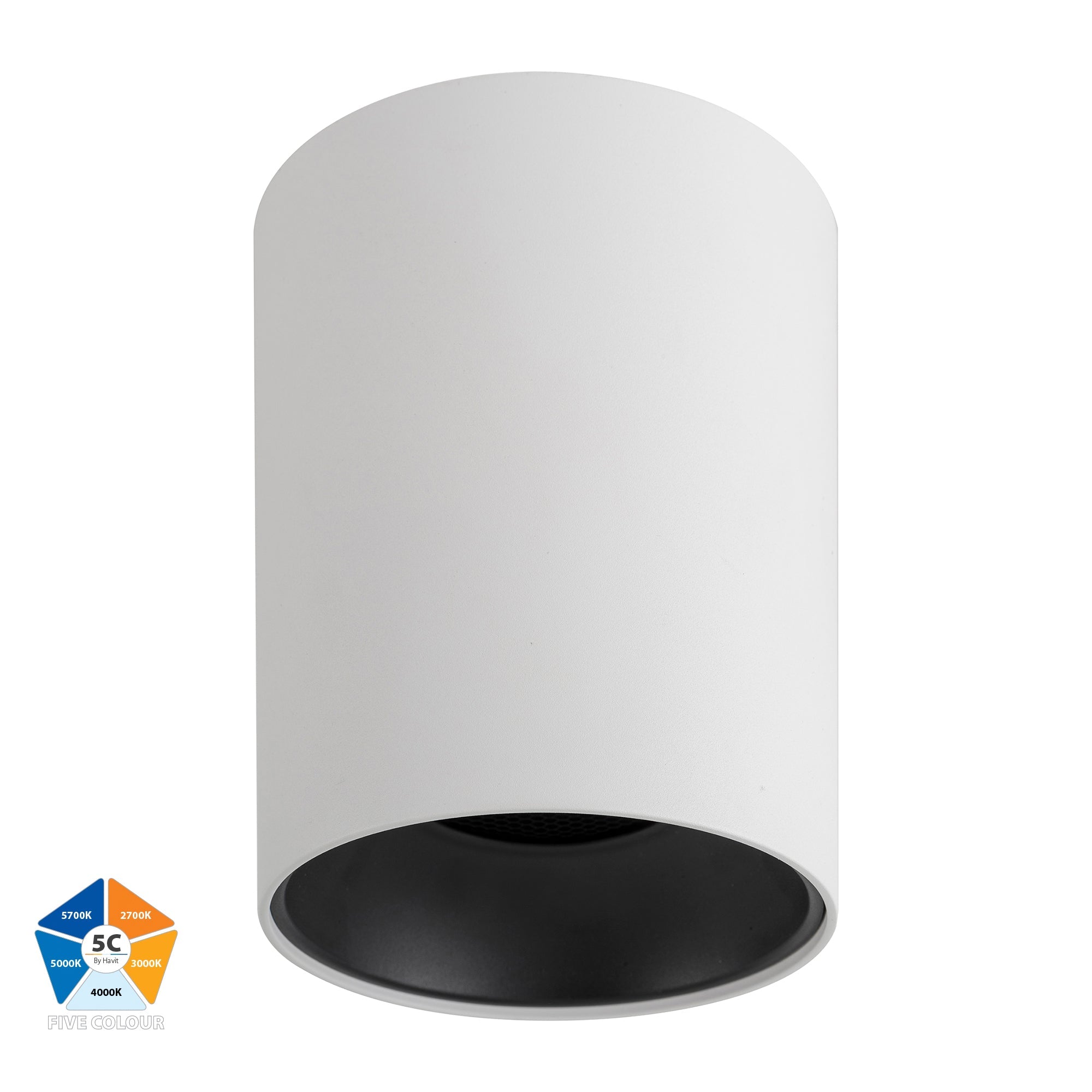 HV5844-BR - Black Inner Ring to Suit HV5844 24w Surface Mounted LED Downlight