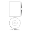 HV5844S-BLK | HV5844S-BLK-12V - Nella Black 24w Surface Mounted LED Downlight
