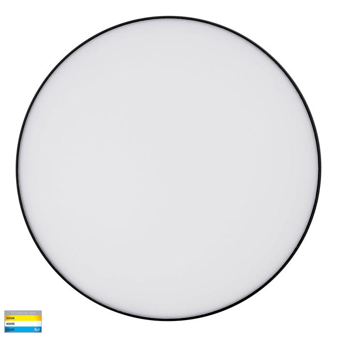 HV5893T-BLK - Nella Black 30w Ceiling Mounted LED Oyster