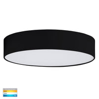 Thumbnail for Nella 30W 240V LED Dimmable Tri-Color Surface Mounted Oyster Light in Matt Black