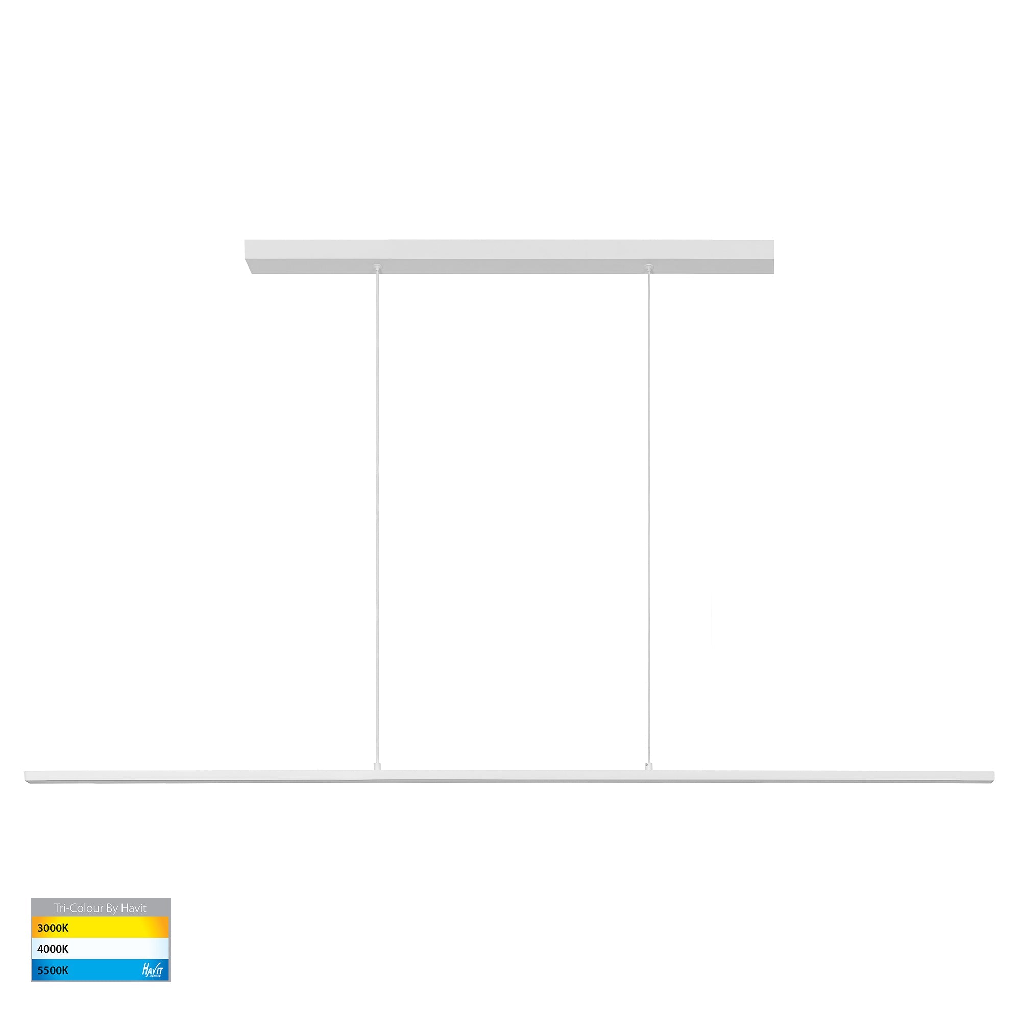 HV6006T-WHT - Proline White 1600mm Slim LED Pendant