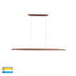 HV6010T - Noce Walnut Timber 1300mm Linear Pendant